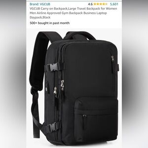 VGCUB Large Travel Backpack for Women and Men